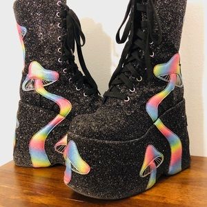 trippy twilight platform boots